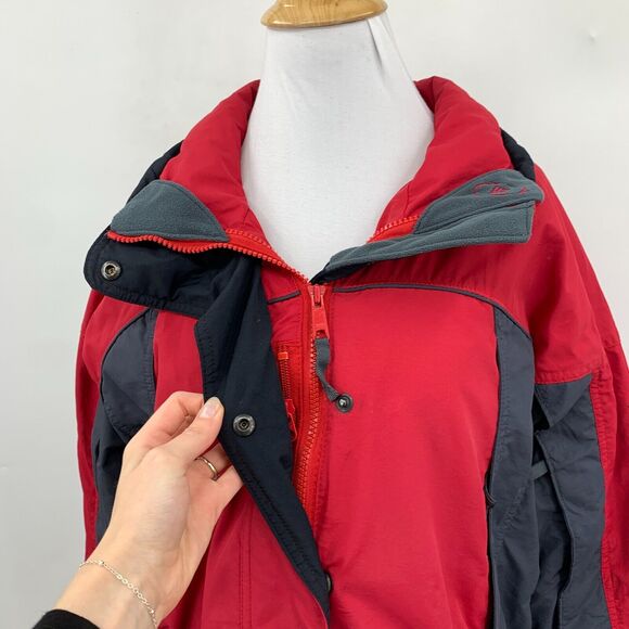 Columbia Interchange Jacket Womens M Medium Red Full Zip *No Removable Lining - Picture 4 of 15